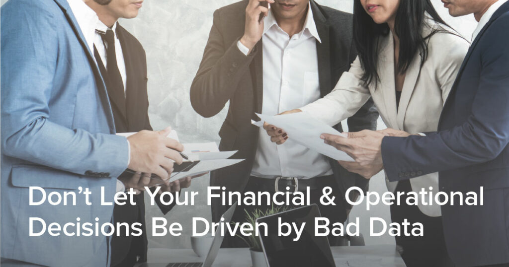 Jakość danych finansowych - Financial & Operational Decisions
